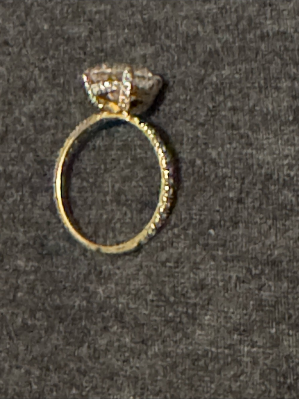 3ct Oval Moissanite ring size 6